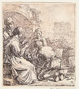 Syerske og smed by Thomas Wijck