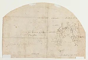 T.h. en sacra conversazione med Hl.Petrus Martyr, Hl.Sebastian, Hl.Lucia og Hl.Roccus omkring Maria med Jesusbarnet. Helgenerne identificeret med kunstnerens egenhændige påskrift by Giovanni Battista della Rovere