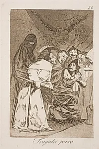 Tag det din hund! by Francisco de Goya