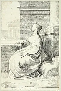 Tålmodighed (Patientia) by Jan Saenredam