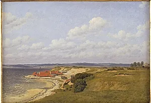 Teglværket Renbjærg ved Flensborg Fjord by C.W. Eckersberg