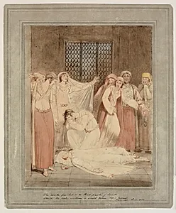 "The circle parted" Scene fra Henry Gally Knight's Phrocyne, et græsk eventyr