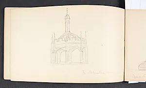 The Malmsbury Market Cross by Agnes Slott-Møller