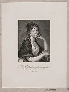 Thomasine Christine Gyllenbourg Ehrensvärd by Julius Magnus-Petersen