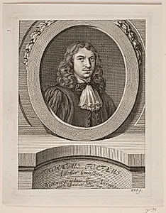 Thormod Torfæus. Titelkobber til Torfæana 1777 by J.M. Preisler