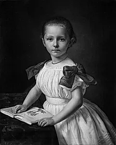 Thyra Schou, f. Knudsen, som barn by N.C. Hansen