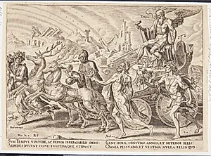 Tidens triumf by Philips Galle