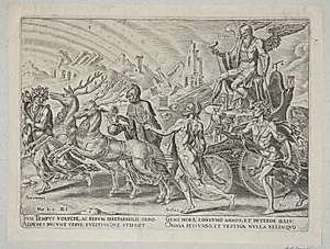 Tidens triumf by Philips Galle