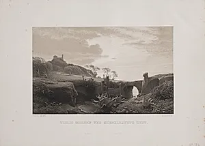 Tidlig morgen ved middelhavets kyst by Adolph Kittendorff