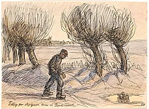 Tidlig om Morgenen kom en Bondemand by Fritz Syberg