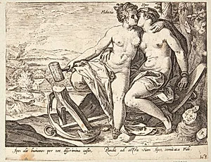 Tillid og håb by Hendrick Goltzius