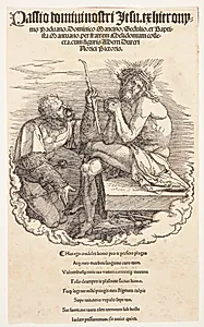 Titelblad med Kristus som smertensmand by Albrecht Dürer