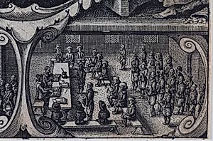 Titelblad med portræt af C.O. Veile til "Glosarium juridicum Danico - Norvegicum", 1652