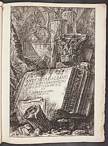 Titelblad by Giovanni Battista Piranesi