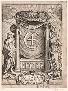 Titelblad til Christian IV Reces 1643