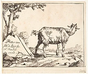 Titelblad til "Geder og gedebukke" by Marcus de Bye