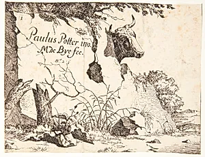 Titelblad til "Køer" by Marcus de Bye