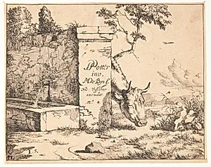 Titelblad til "Køer" by Marcus de Bye
