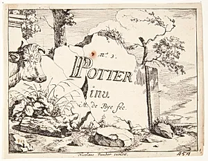 Titelblad til "Køer" by Marcus de Bye