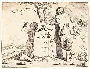Titelblad til "Køer" by Marcus de Bye