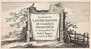 Titelblad til "Landskaber med landsbyer nær Amsterdam"