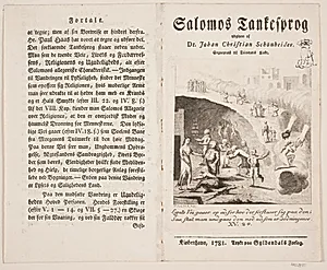 Titelblad til "Salomos tankesprog"