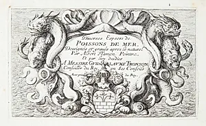 Titelblad til "Saltvandsfisk". Første del by Albert Flamen