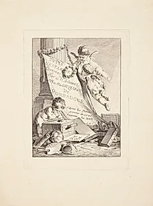 Titelblad til "Suite d'Estampes Gravées Par Madame la Marquise de Pompadour ..."