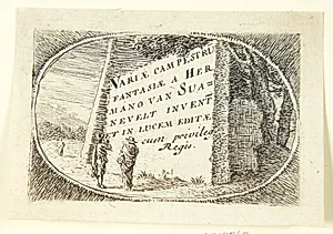 Titelblad til "Variae campestru fantasiae" by Herman van Swanevelt