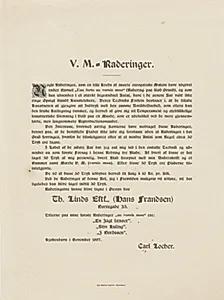 Titelblad til vernis mou raderinger by Carl Locher