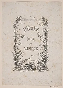 Titelblad til Vilh. Bergsöe: "I Ny og Næ" by Johan Frederik Rosenstand