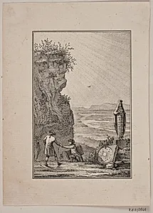 Titelkobber til August Hennings: "Olavides", 1779 by J.F. Clemens