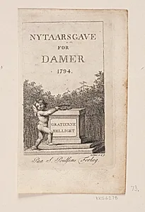 Titelvignet, Nytaarsgave for Damer 1794 by Andreas Flint