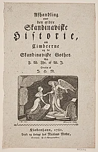 Titelvignet til "Afhandling over den ældre skandinaviske historie"