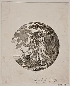 Titelvignet til Danmarks og Holsteens Flora by Gerhard Ludvig Lahde