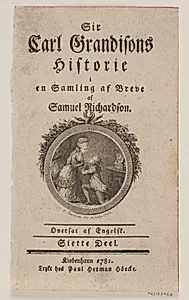 Titetblad til S. Richardson "Sir Grandisons Historie" by Erik Pauelsen