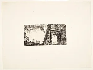 Titu's triumfbue i Rom by Giovanni Battista Piranesi