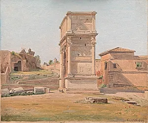 Titusbuen i Rom by Constantin Hansen
