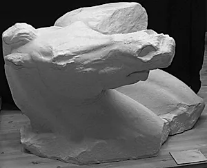 To af hestehovederne fra Helios firspand by Ubekendt