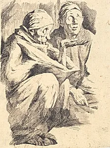 To blinde tiggere by Frans Schwartz