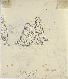 To børn by Wilhelm Marstrand