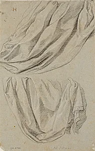 To draperistudier by Heinrich Dittmers
