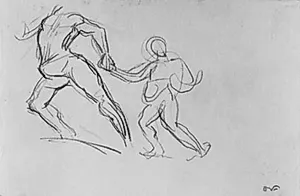 To figurer i bevægelse by Emile Othon Friesz