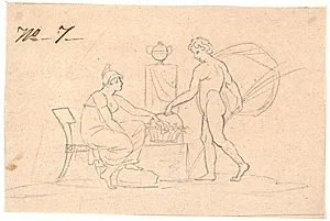 To figurer by Nicolai Abildgaard