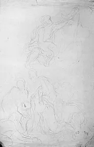 To figurgrupper by Eugène Delacroix