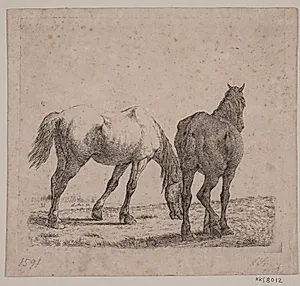 To heste by Jørgen V. Sonne