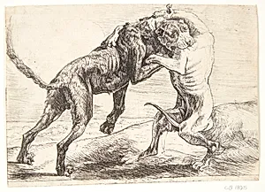 To hunde der kæmper by Paulus van Hillegaert (II)