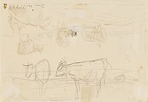 To kalve i vand by Theodor Philipsen
