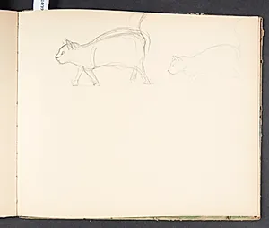 To katte by Agnes Slott-Møller