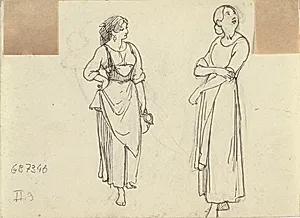 To kvinder by Wilhelm Marstrand